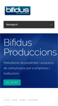 Mobile Screenshot of bifidusproduccions.com